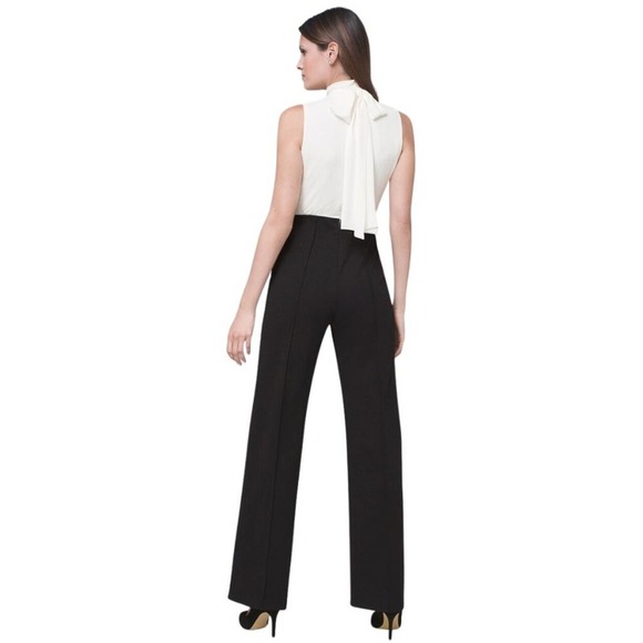 White House Black Market Black and White Jumpsuit - Picture 2 of 8